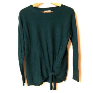 LOFT Teal Knotted Sweater
